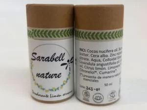 Desodorante Sólido Natural Limón Serrano