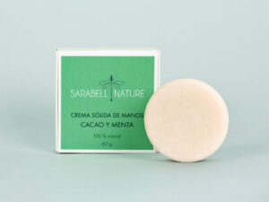 Crema de manos sólida cacao y menta