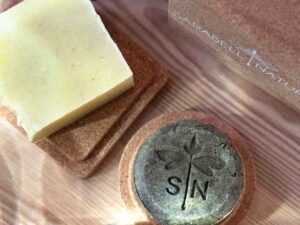 Jabonera de corcho natural