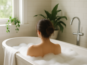 Ritual de autocuidado consciente en casa con cosmética natural