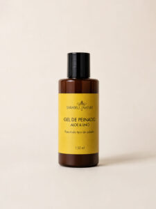 gel de peinado aloe y lino
