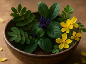henna, índigo y cassia